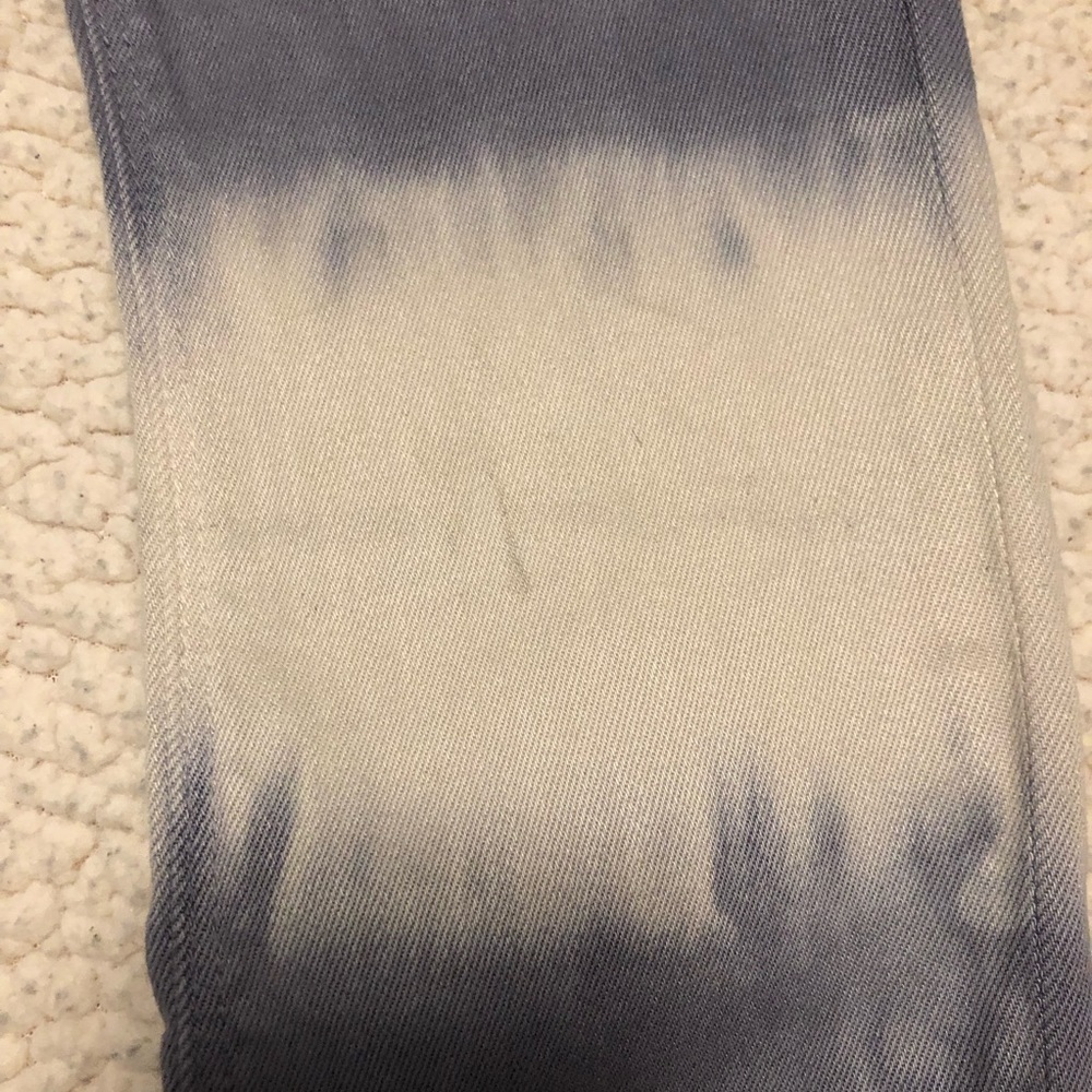 Hudson‎ DIY Tie-Dye Skinny Jeans. Size 24. Light Blue and White. Zip fly. - Picture 12 of 16